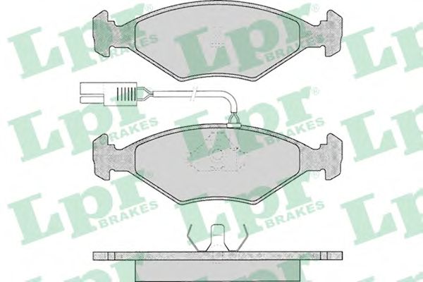 Brake Pad Set, disc brake 05P017
