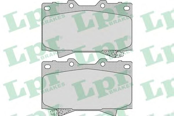 Brake Pad Set, disc brake 05P1050