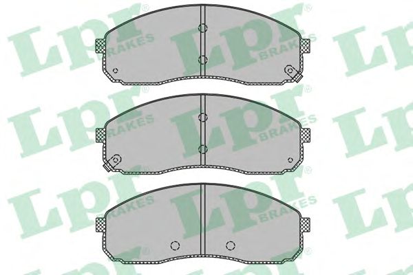 Brake Pad Set, disc brake 05P1444