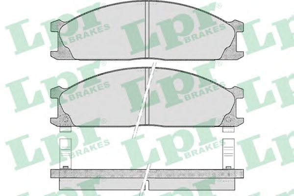 Brake Pad Set, disc brake 05P378
