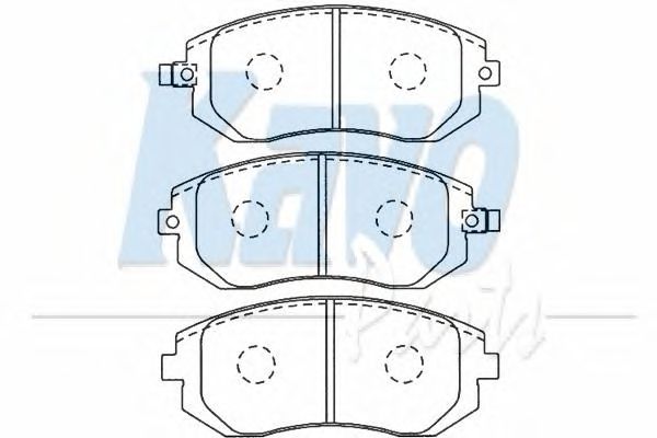 Brake Pad Set, disc brake BP-8017