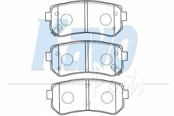 Brake Pad Set, disc brake BP-4018