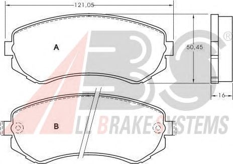 Brake Pad Set, disc brake 37082