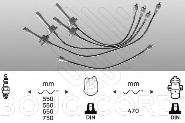 Ignition Cable Kit 4012