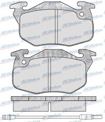 Brake Pad Set, disc brake AC058435D