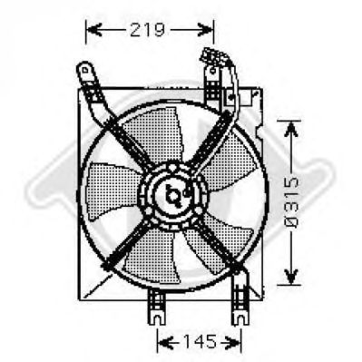 Fan, radiator 8691207