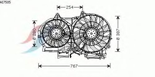 Fan, radiator AI7505