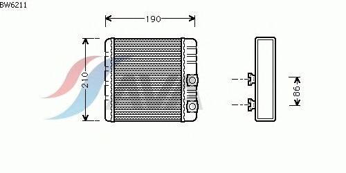 Radiador de calefacción BW6211