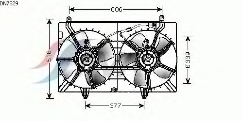 Fan, radiator DN7529