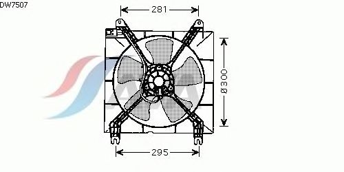Fan, radiator DW7507