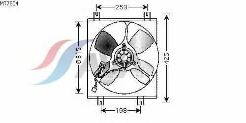 Fan, radiator MT7504