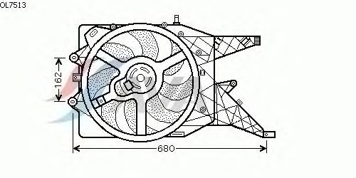 Fan, motor sogutmasi OL7513