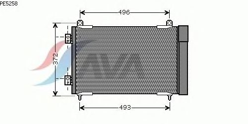 Condensator, airconditioning PE5258