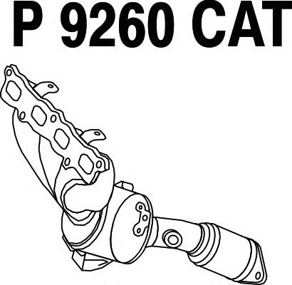 Catalytic Converter P9260CAT