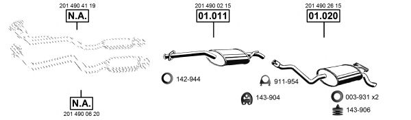Exhaust System ME011315