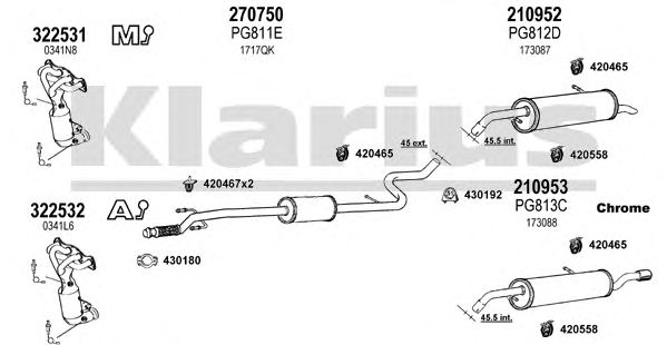 Exhaust System 631246E