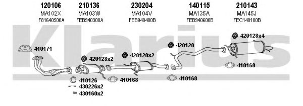 Exhaust System 570115E