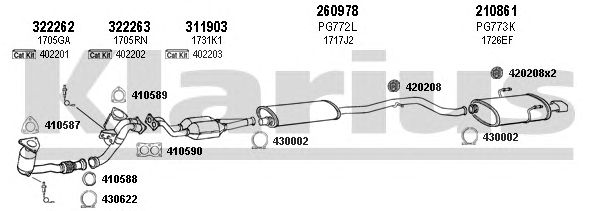 Exhaust System 631034E