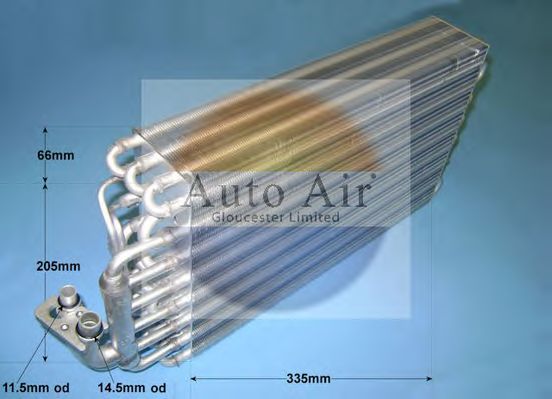 Evaporator, air conditioning 21-5604