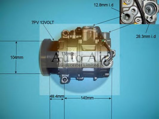 Compressor, airconditioning 14-6204R