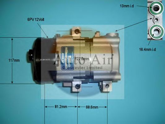 Compressor, airconditioning 14-8149P