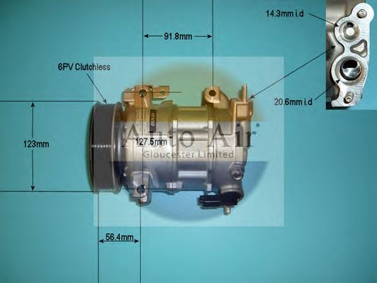 Compressor, airconditioning 14-9641