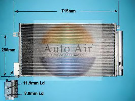 Condensator, airconditioning 16-1066