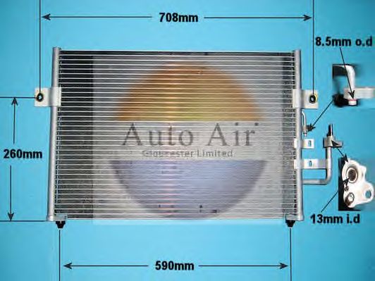 Condensator, airconditioning 16-1157