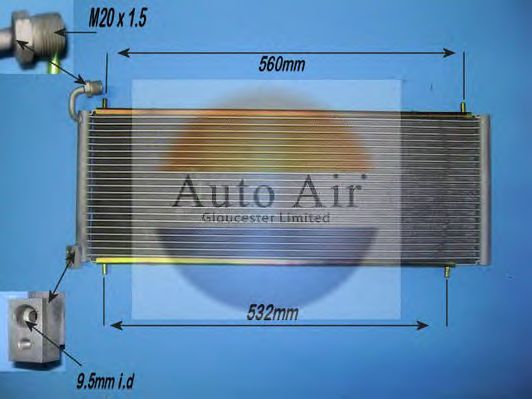 Condensator, airconditioning 16-1288