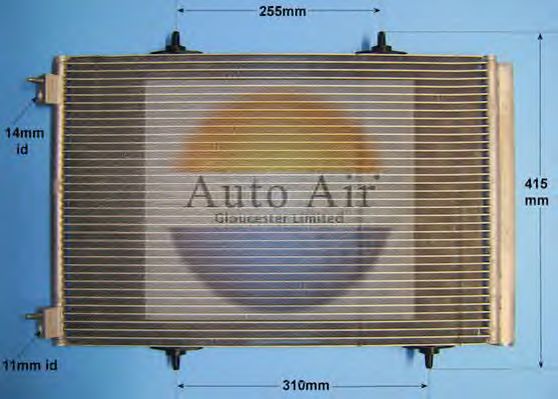 Condensator, airconditioning 16-1339