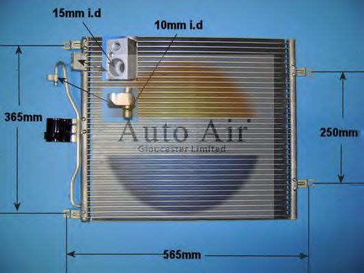 Condensator, airconditioning 16-1415