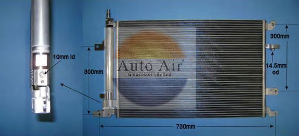 Condensator, airconditioning 16-6552