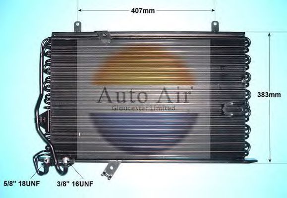 Condensator, airconditioning 16-6598