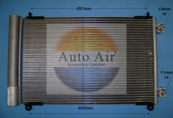 Condensator, airconditioning 16-8911