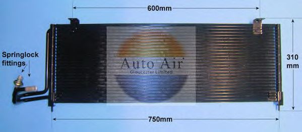 Condensator, airconditioning 16-9699