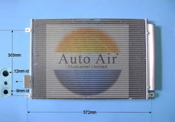 Condensator, airconditioning 16-9703