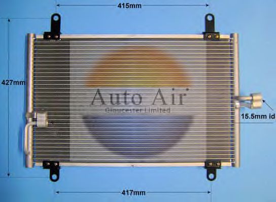 Condensator, airconditioning 16-9781