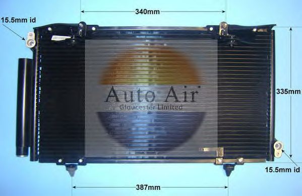 Condenser, air conditioning 16-9965