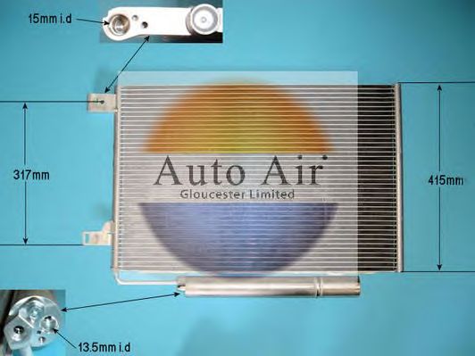 Condensator, airconditioning 16-9926