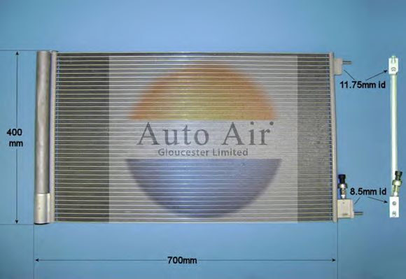 Condenser, air conditioning 16-0011