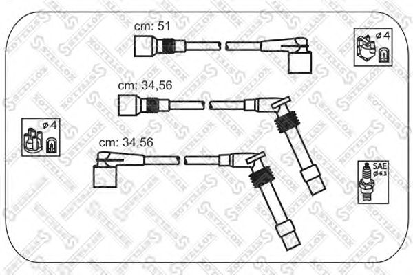 Ignition Cable Kit 10-38538-SX