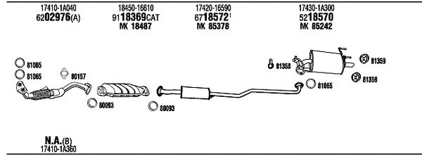 Exhaust System TO51161
