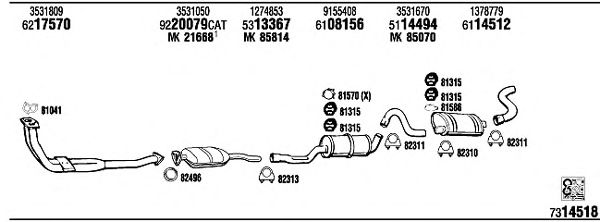 Exhaust System VO94030