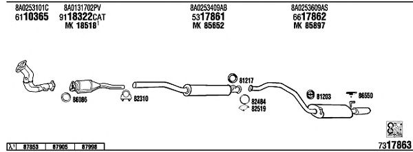 Exhaust System AD80441