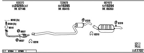 Exhaust System FO20267A