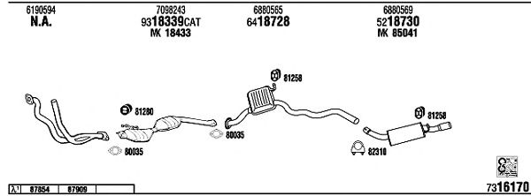 Exhaust System FO60375