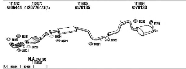 Exhaust System FO60506A