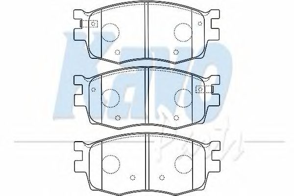 Brake Pad Set, disc brake BP-3031