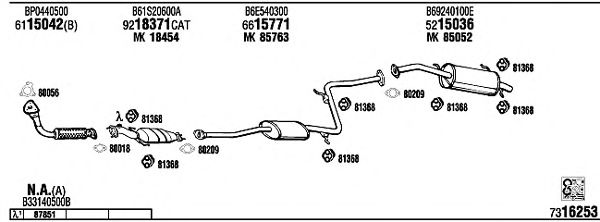 Exhaust System MA40027B