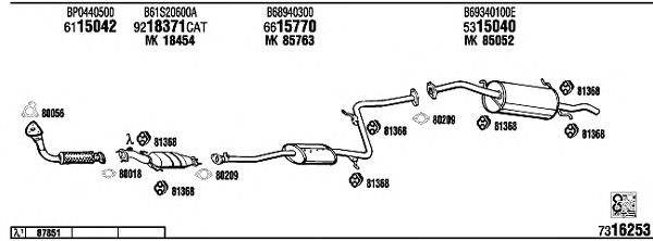 Exhaust System MA40063A
